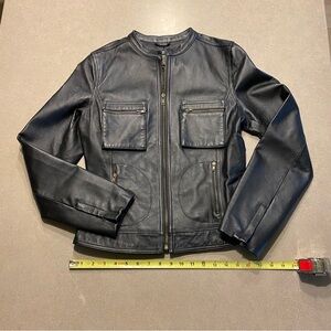 Rampage Black Faux Leather Moto Jacket